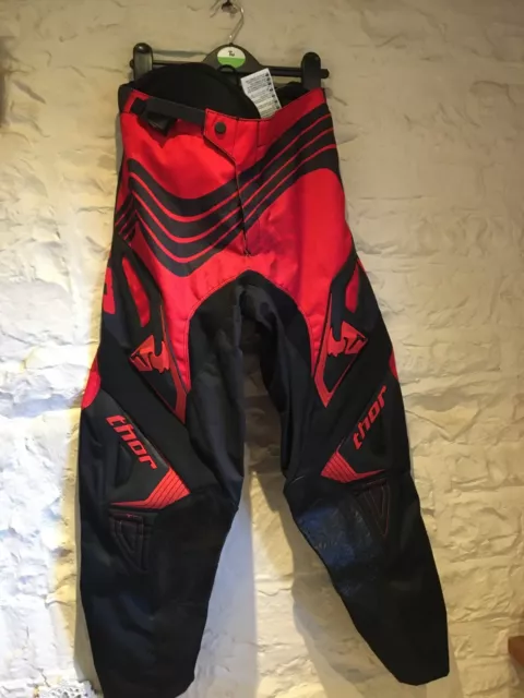 THOR MX Motocross Pants PHASE TOPO Dirtbike Off Road Enduro Pants Trousers RED