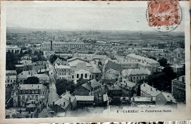 CPA 59 Saint-Python – Rue De Cambrai, Carte Postale Ancienne, Noir Et Blanc, Authentique 1900