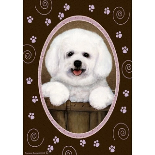 Paws Garden Flag - Bichon Frise Pup 172501