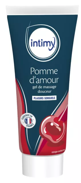 INTIMY Gel de Massage Parfum Pomme d'Amour - Non Gras, 200 ml