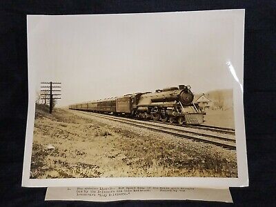 8x10 Photo Picture B&O RR Locomotive Lady Baltimore Pulling The Abraham Lincoln
