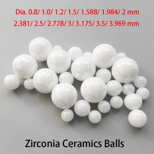 Ceramic Bearing Balls Zirconia Ceramics Ball G10 High Precision Dia. 0.8~3.175mm