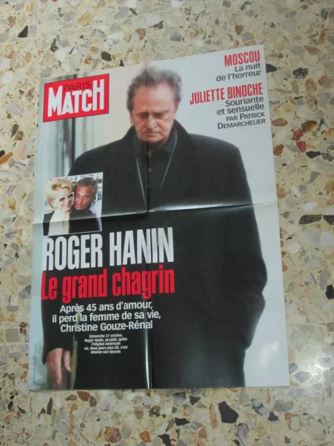 Affiche Poster Publicite Paris Match 2002 Roger Hanin Le Grand Chagrin Navarro