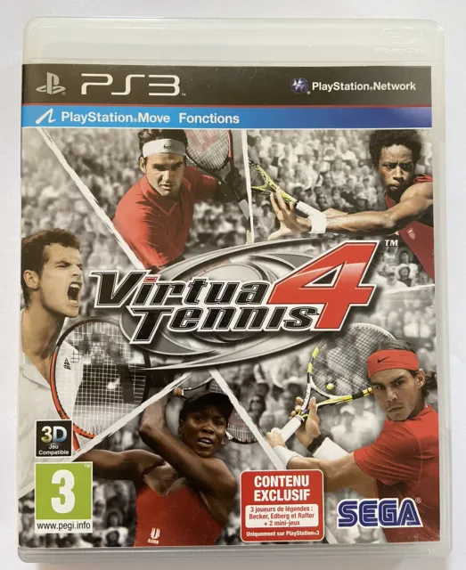 N528 Jeu Complet Pal Fr Console Playstation 3 / Ps3 : Virtua Tennis 4 @ Promo