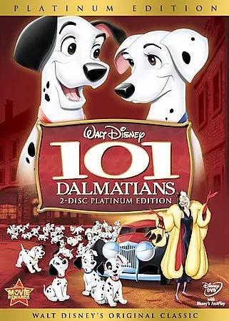 101 Dalmatians (DVD, 2008, 2-Disc Set, Platinum Edition)