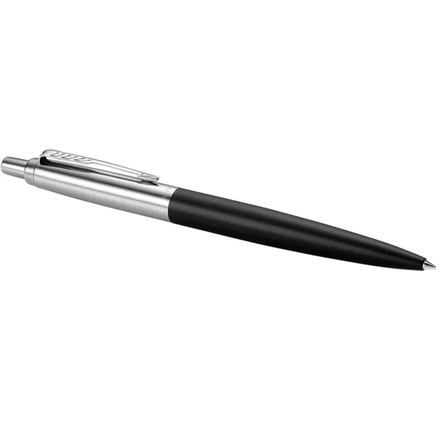 Parker Jotter XL Ballpoint Pen, Richmond Matte Black, Chrome Trim, Medium Point,