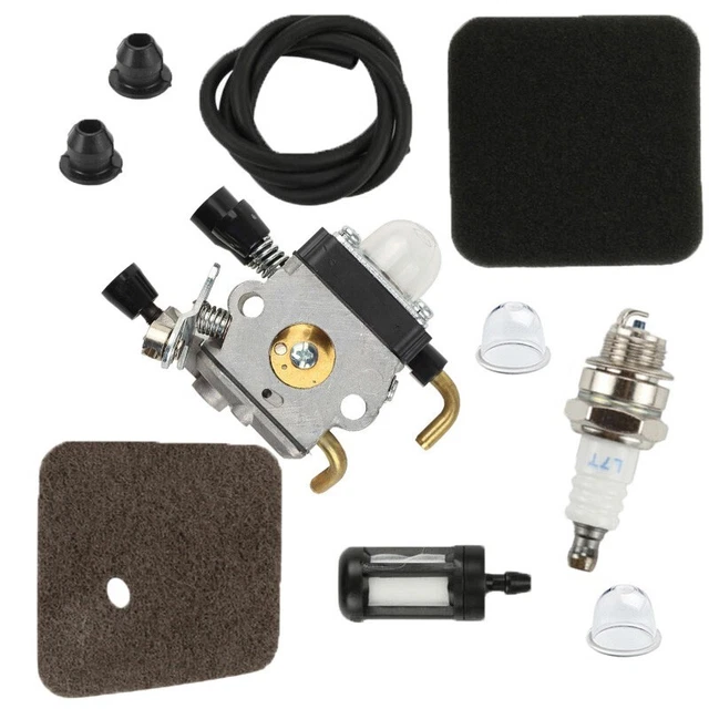 Kit Carburateur Pour Tronçonneuse Stihl 009, 010, 011, 012 - Avec Filtre à Air Et Conduite De Carburant - Pièce De Rechange