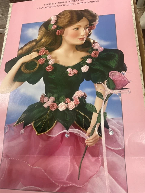 Rose Princess : Franklin Mint Heirloom 20" Porcelain Doll : 1989 : NRFB!