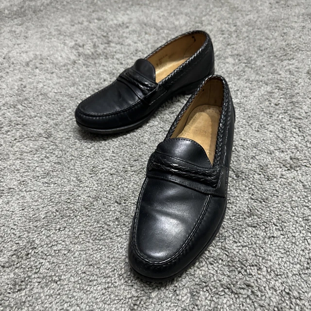 ALLEN EDMONDS NEWCOMB black brown penny loafers Mens dress  display picture 1