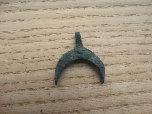 Fine Viking  Moon Amulet ca 9-10 century AD