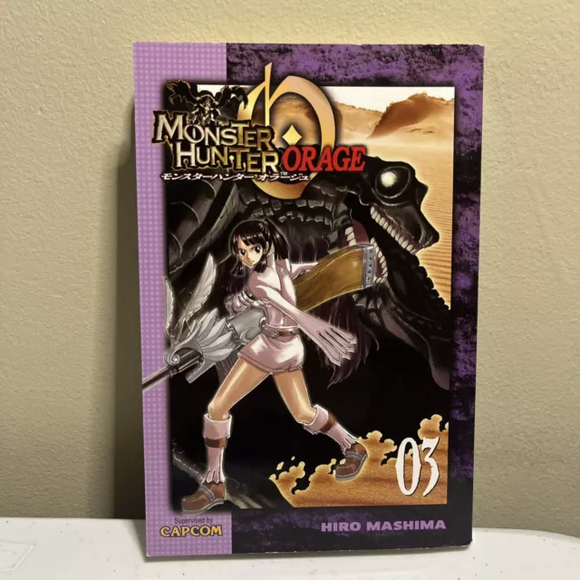 VG Monster Hunter Orage Volume 3 English Manga Capcom Hiro Mashima RARE OOP