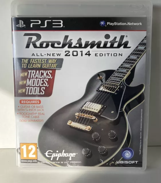 Rocksmith 2014 All New Edition (Playstation 3 PS3 Game) 50 Tracks