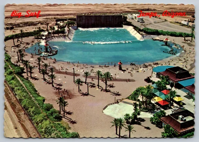 Postcard - Big Surf - Tempe, Arizona - Aerial View, circa 1970s, Unposted (Q28)