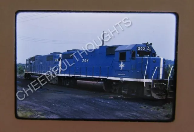 Original '75 Kodachrome Slide BM Boston Maine 202-201 GP38-2    34X63