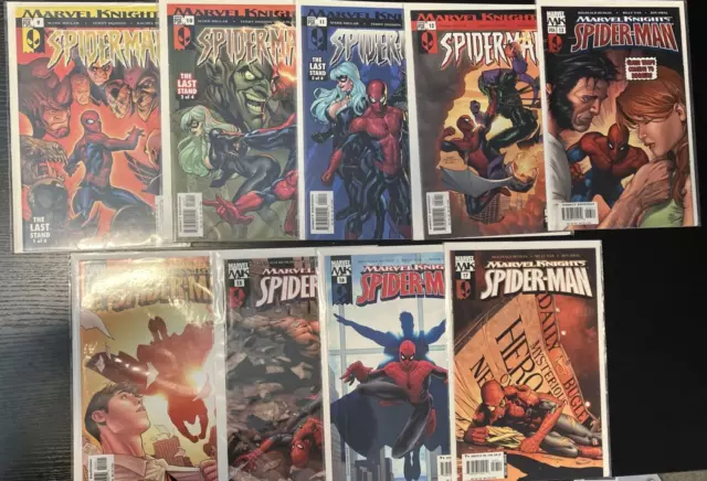 Spider-man Marvel Knights # 9 10 11 12 13 14 15 16 & 17 Marvel Comics VF-NM 2005
