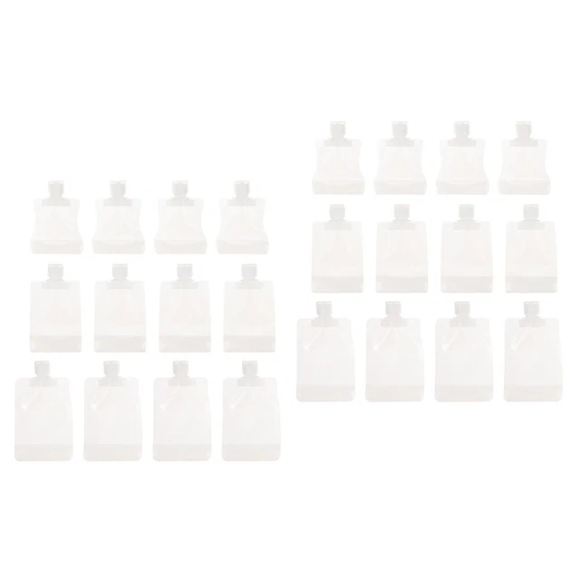24 PCS Lotion Bag Pa Travel Toiletry Squeeze Bags Clear Cosmetic Holders