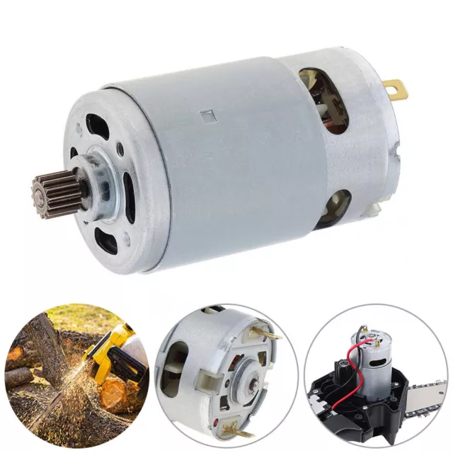 RS550 DC Motor 21V 29800RPM Electric Saw Motor with 14 Teeth 8.2mm Gear
