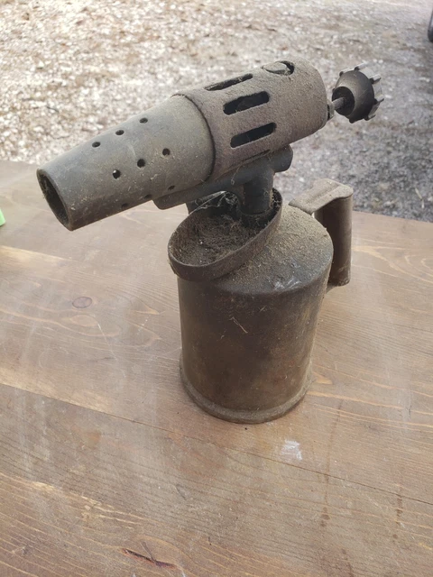 Lampe à Souder Ancienne – Outil De Métier Sans Marque – Vintage à Identifier