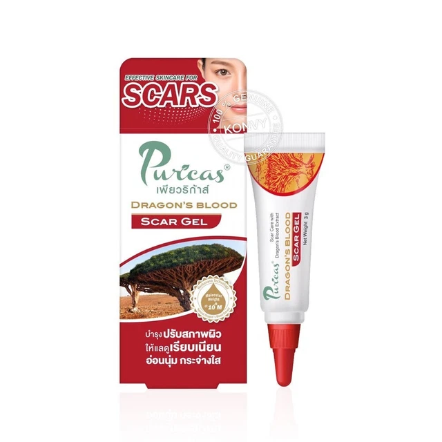 Crema reductora de cicatrices gelatina hierbas acné cicatriz quirúrgica mancha oscura puricas sangre de dragón