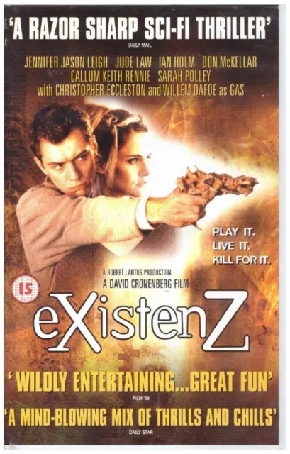 Existenz.VHS Big Box Ex-Rental video jude law