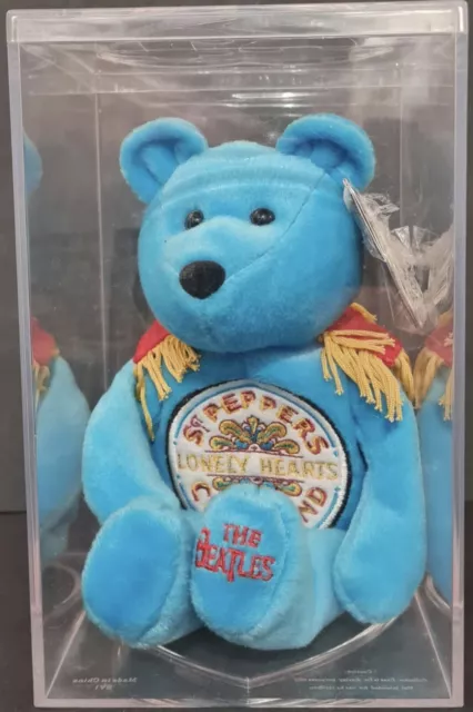 The Beatles Sgt Peppers Ltd Edition Plush Beanie Bear - Comic Images/Apple 1999