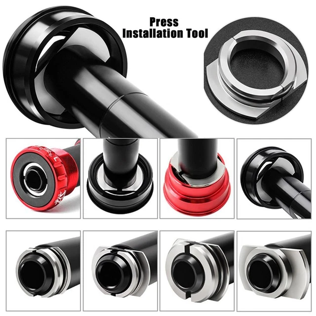 Kit De Presse à Roulement De Vélo, Outils D'entretien De Vélo Casque De Vélo BB Outil De Presse De Support De Pédalier Pour Outils D'installation à Presser Pour Vélo De Montagne