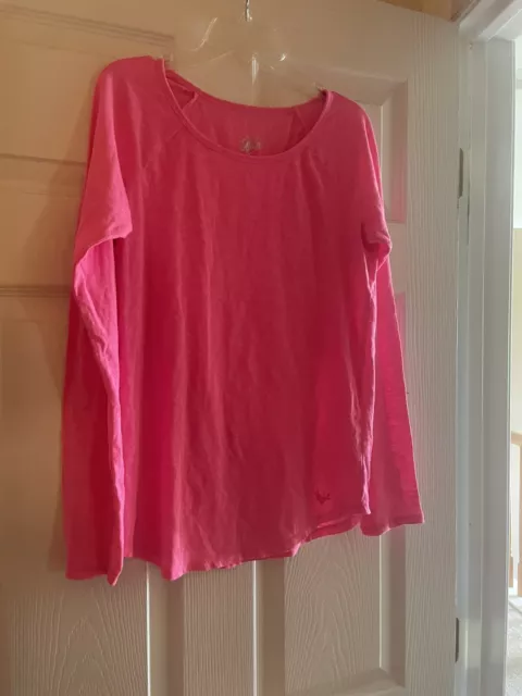 Justice Pink Long Sleeve Shirt Size 18