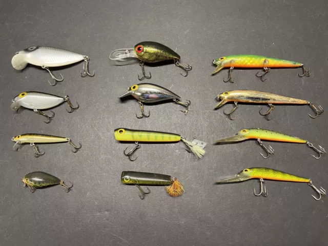 Vintage Storm Fishing Lure Group / 12 Lures Total