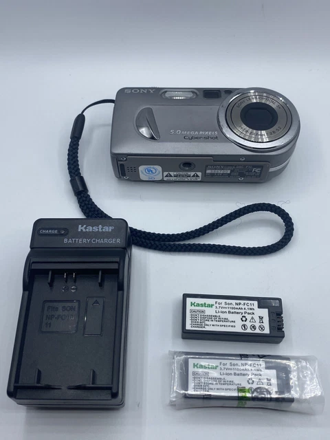 Sony Cyber-shot DSC-P10 5.0MP 3x Zoom Digital Camera Tested Charger 2 Batteries Sony Cyber-shot DSC-P10 5.0MP 3x Zoom Digital Camera Tested Charger 2 Batteries