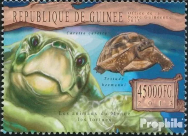 Briefmarken Guinea 2013 Mi 9812 postfrisch Dinosaurier