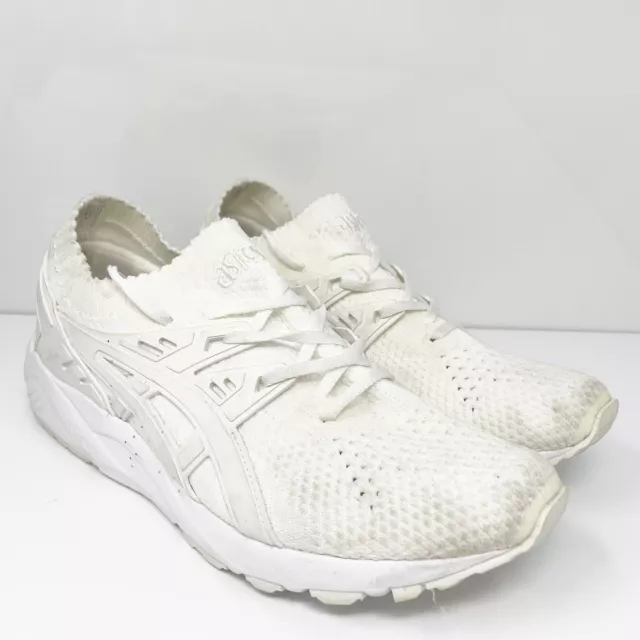 Asics Mens Gel Kayano Trainer Knit H705N White Running Shoes Sneakers Size 8 2