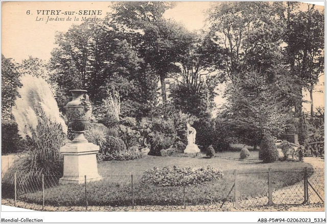 ABBP5-94-0435 - VITRY-SUR-SEINE - les jardins de la mairie