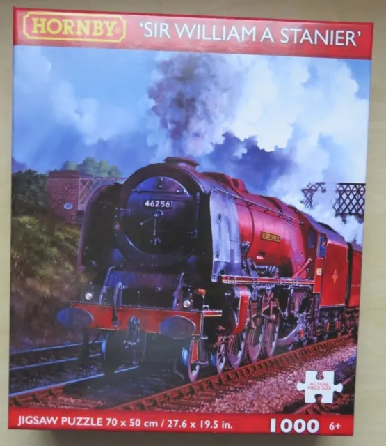 Brand New Hornby Jigsaw Puzzles 1000 pieces Sir William A Stanier. Ages 6+