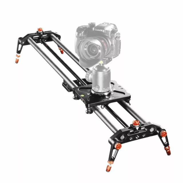 Walimex pro Carbon Follow Focus Parallax Video Slider, sin sacudidas, 80 cm de trayectoria 2