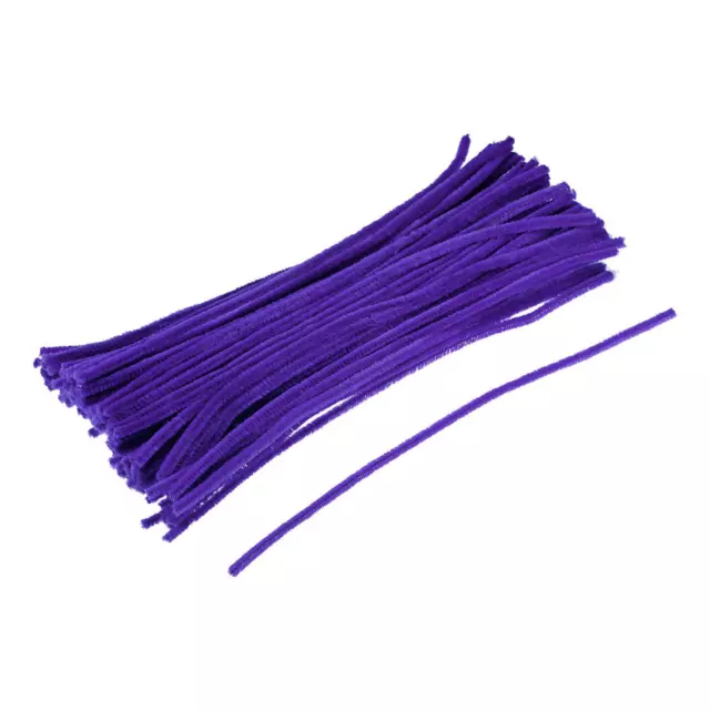 Pipe Nettoyants Chenille Tiges 30cm pour Bricolage Foncé Violet Paquet 200