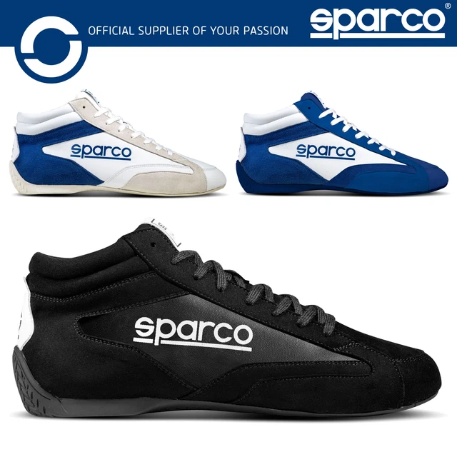 0012A8 New 2023 Sparco S-DRIVE MID Trainers Mid Cut Racing Style Shoes Boots