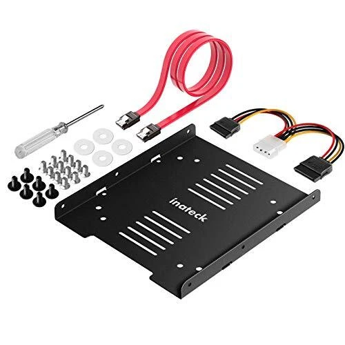 Inateck Cadre de Montage pour HDD/SSD de 25 Pouces 25” HDD/SSD vers 35” Disqu...