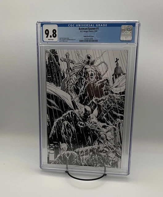 Batman/Spawn #1 Jason Fabok 1:25 Sketch Variant 1st Print DC/Image CGC 9.8