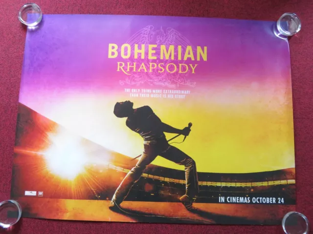 BOHEMIAN RHAPSODY - B UK QUAD (30"x 40") ROLLED POSTER RAMI MALEK G. LEE 2018