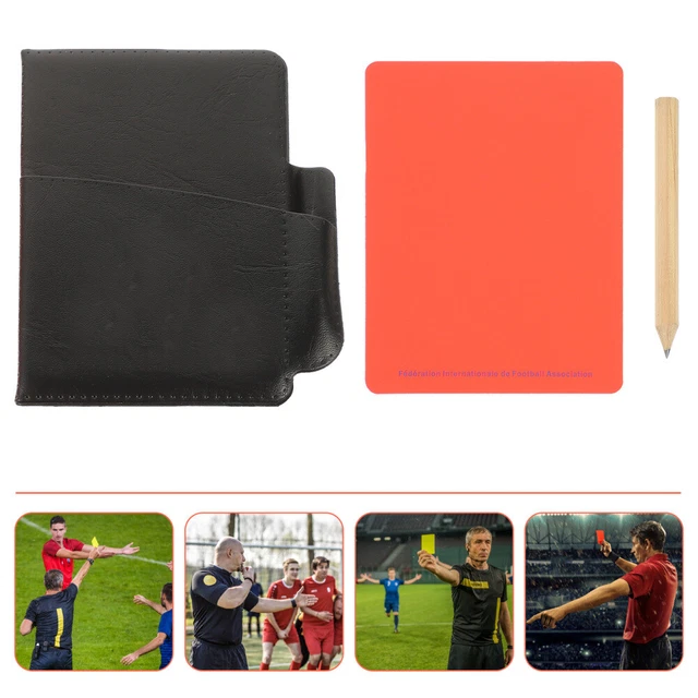 Schiedsrichterkarten-Set Fußball – 5 Gelbe & 5 Rote Karten, Robust, Für Trainer & Schiedsrichter
