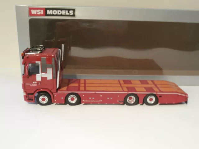 Scania Flat Bed Truck 8x2 von WSI in OVP