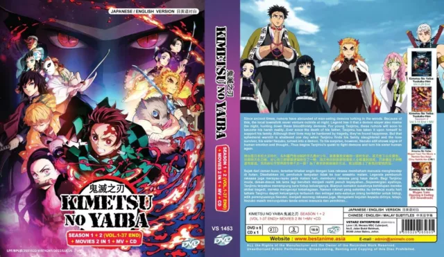 Demon Slayer: Kimetsu no Yaiba (Season 2 + 2 Movie) ~ English Dubbed  Version ~