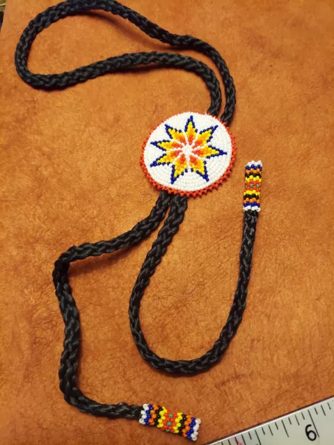 Native American Inspired Beaded Bolo Tie