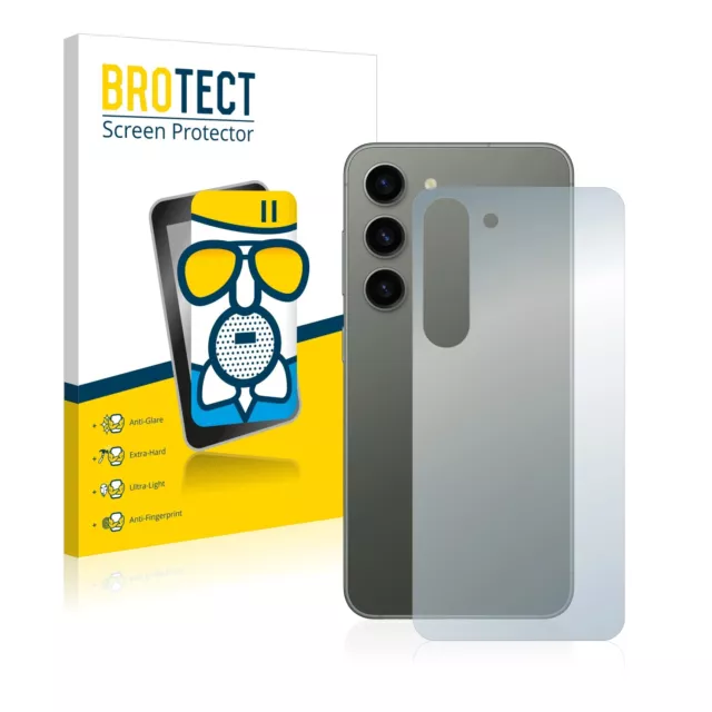 Anti Reflet Protection Ecran Verre pour Samsung Galaxy S23 Plus (Arrière) Film