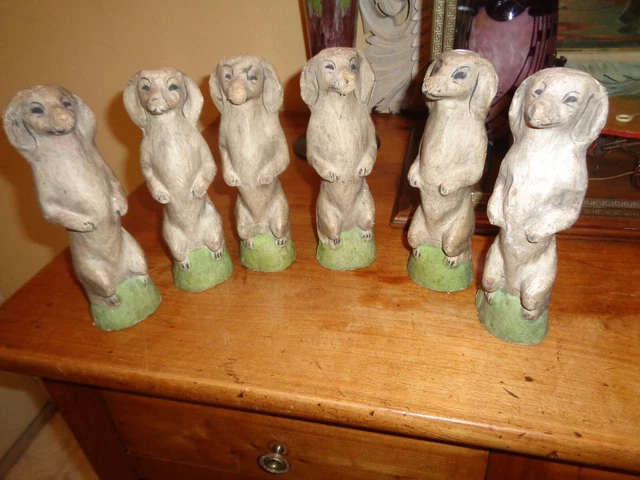 jeu de quilles vintage plastique chat