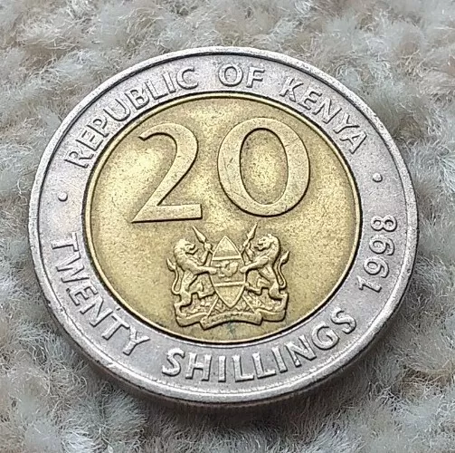 20 Shillings Various dates Kenya Bi-metallic Coin   COINCORNER1