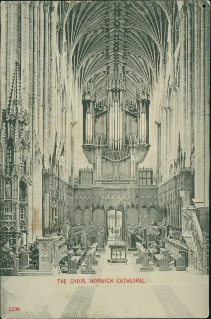 Norwich Cathedral Chor 2239 vor 1918