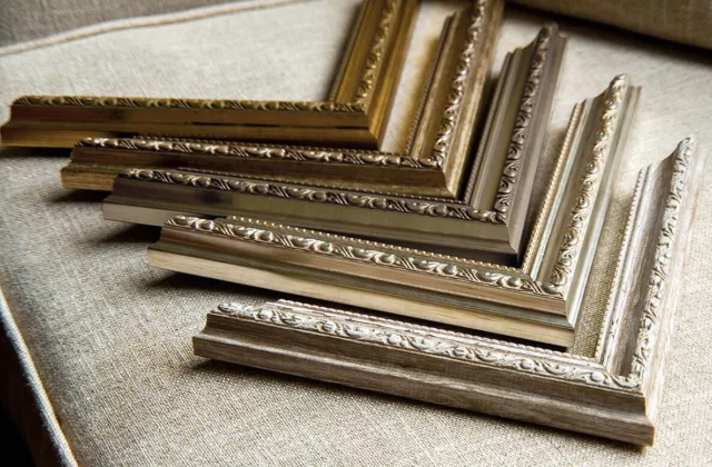 Ornate Picture Frame Shabby Chic Picture frame photo frames White Gold or Black 2