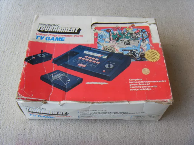 RARE : PRINZTRONIC Tournament 2000 - Ancienne console de jeu vidéo à cartouche