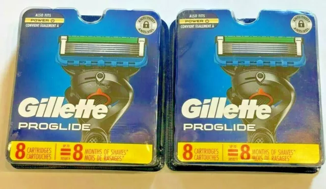 16 Gillette Fusion REGULAR ProGlide Shaver Razor Blade Refill Cartridges Pack